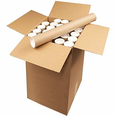 4 x 48 Kraft Mailing Tubes with Caps