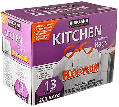 Kirkland Signature Flex-tech 33-gallon Trash Bag 90-count for sale online