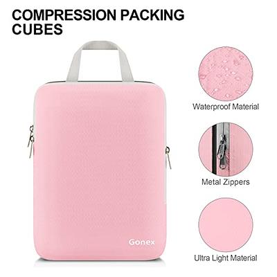 3Pcs Luggage Bags Organizer Storage Travel Compression Packing Cubes  Expandable