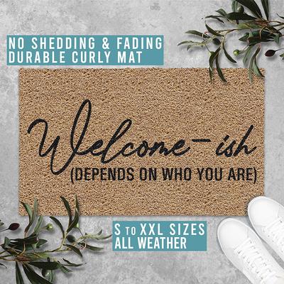 Welcome Ish Funny Doormat Welcome Mat Funny Door Mat Funny Gift Home  Doormat Housewarming Closing Gift 