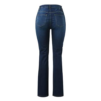 Dokotoo Women's Rip Black Jean Mom Jeans Stretch Ladies Jeans Casual  Stretchy Pants Ladies Denim Pants Jeans for Women Size 10