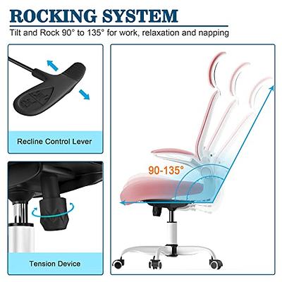 US OFFICE ELEMENTS Ergonomic Office Chair: Head Rest & Lumbar Support