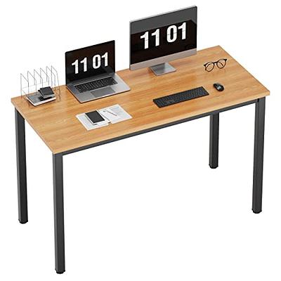 Coleshome 32 Inch Computer Desk, Modern Simple Style Desk for Home Office,  Study Student Writing Desk, Black