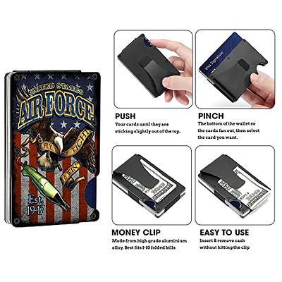  CHJGLNL Genuine Leather Slim Smart AirTag Wallet for