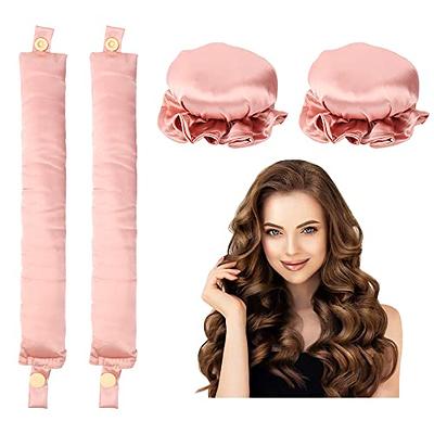 Heatless Hair Curlers for Long Hair, Lazy Crimper to Sleep in, Soft Wave  DIY Hair Rollers Styling Tool for Overnight No Heat Curling Rod Headband  for