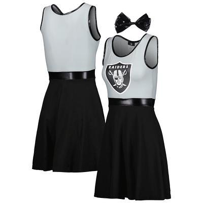 Infant Black/Silver Las Vegas Raiders Tailgate Tutu Game Day