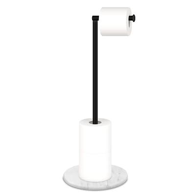 NearMoon Bath Toilet Paper Holder Stand- Modern Tissue Roll Holder  Freestanding with Balanced Base, Rustproof Toilet Roll Holder for  Bathroom/Kitchen