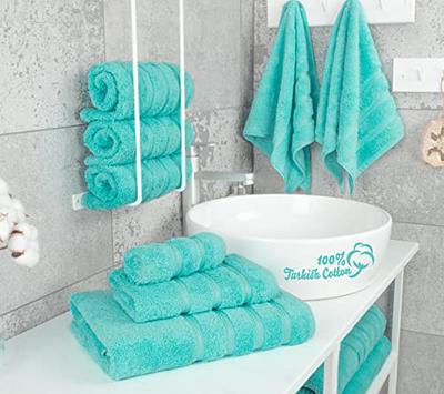 American Soft Linen 100% Turkish Cotton 6 Piece Towel Set - White