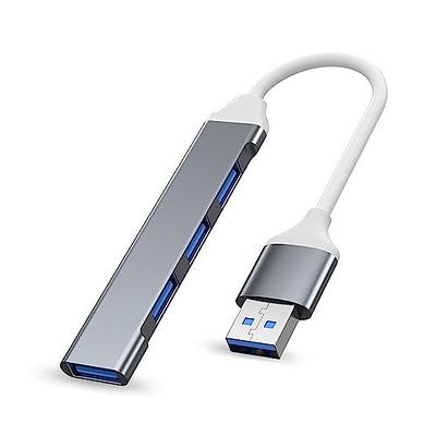 Wowssyo USB Hub USB 3.0 Splitter 4-in-1 USB Adapter USB 3.0