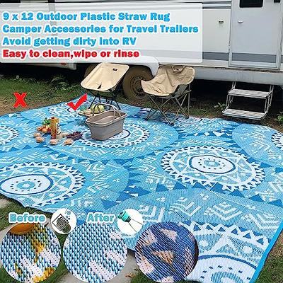 Large Outdoor Rug Mat, Outdoor Rugs For Patios Carpet Camping Rugs,  Waterproof Reversible Outdoor Indoor Rug For Camping Rugs Rv Porch Deck  Camper Balcony Backyard, Machine Washable, Vintage Boho Rugs, Patio Decor