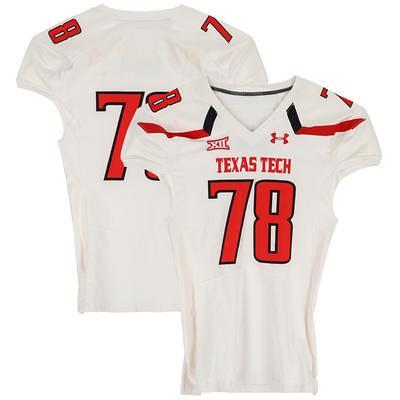 Texas Tech Red Raiders Team-Issued #91 White and Black Jersey from the 2013  NCAA Football Season