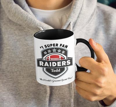 Las Vegas Raiders 15oz. Personalized Ceramic Mug