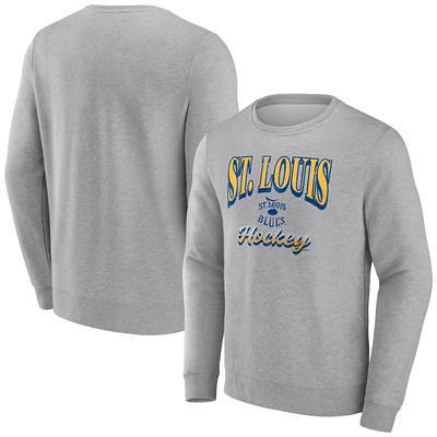 St. Louis Blues Antigua Victory Pullover Sweatshirt - Heather Gray