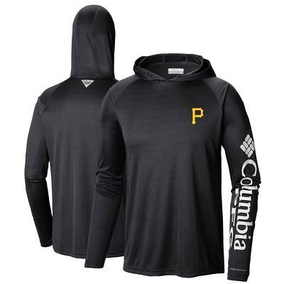 Pittsburgh Pirates Antigua Strong Hold Long Sleeve Henley Hoodie