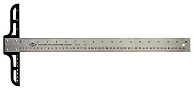 Great Neck Mayes 10189 36 Inch Aluminum Yardstick, Lightweight Straight  Edge Ruler for Construction, Architecture, Drawing, and Engineering,  Accurate and Straight Edge Measuring - Yahoo Shopping