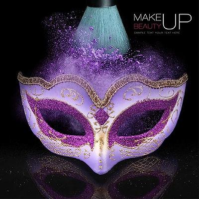 1pcs Masquerade Mask For Men - Venetian Half Face Mask For Mascarade Ball  Mardi Gras Halloween Party