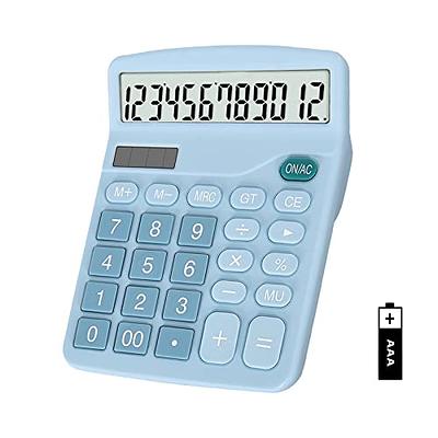 AOAILION Standard Calculator 12 Digit with Large LCD Display and Big Buttons,Cute  Calculator,Desktop Calculator for Office, Home, School (Green) - Yahoo  Shopping