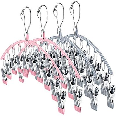 Legging Organizer for Closet, Pants Hangers with Clips Holds 20 Leggings,  Jeans, Hats, Shorts, Socks, 360° Rotating Space Saving Hanging Clothes