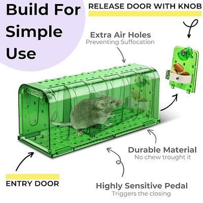 DEJOR Humane Mouse Trap Live Catch Indoor for Home/Outdoor Durable