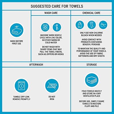 Belizzi Home 8 Piece Towel Set 100% Ring Spun Cotton, 2 Bath Towels 27x54,  2 Hand Towels 16x28 and 4 Washcloths 13x13 - Ultra Soft Highly Absorbent  Machine Washable Hotel Spa Quality - Black