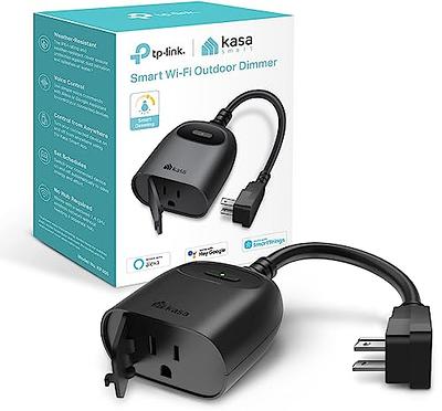 Kasa Smart Plug KP200, In-Wall Smart Home Wi-Fi Outlet Works with Alexa,  Google Home & IFTTT, No Hub Required, Remote Control, ETL Certified ,  White