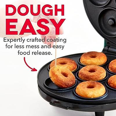 DASH Mini Donut Maker Machine for Kid-Friendly Breakfast, Snacks, Desserts  & More with Non-stick Surface, Makes 7 Doughnuts - Aqua - Yahoo Shopping