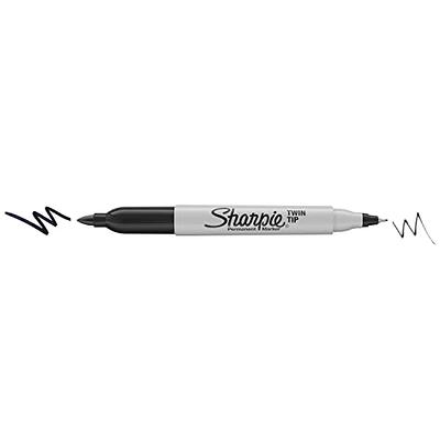 SHARPIE Twin Tip Permanent Markers, Fine and Ultra Fine, Black, 4 Count - Yahoo  Shopping