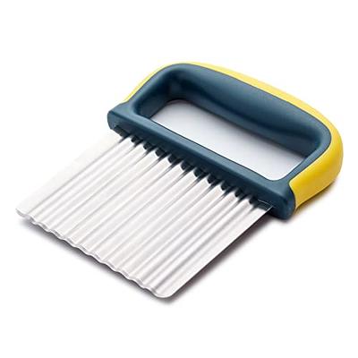 Crinkle Potato Cutter - 2.9 x 11.8 Stainless Steel French Fries