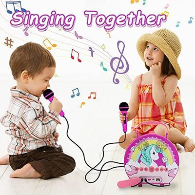 Karaoke Machine for Kids Two Microphones Toddler Singing Karaoke