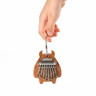 8 Key Mini Kalimba exquisite Finger Thumb Piano Marimba Musical good  accessory Pendant Gift