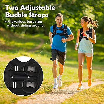  Adjustable weighted vest with weights included Strength  training vests for men women workout Body weight jacket for exercise  running with belt and shoulder pads(Vest with 12 Iron bars Total 7lb) 