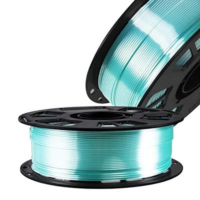 Silk Cyan Shiny PLA 3D Printer Filament, 1.75mm 3D Printing Material 1kg  2.2lbs/Spool, Widely Fit for FDM 3D Printer with One Bag Free Filament  Sample Pack by DO3D - Yahoo Shopping