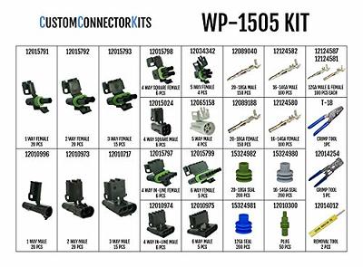 Weather Pack Bulkhead Kit 22-pin 16-14 Ga.