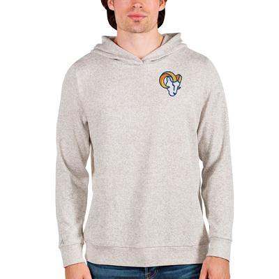 Men's Antigua Black Los Angeles Chargers Flier Bunker Pullover Sweatshirt Size: Medium