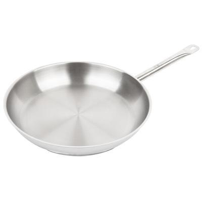 Vigor SS1 Series 4 Qt. Stainless Steel Sauce Pan with Aluminum-Clad Bottom  and Cover