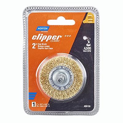 Wire Brush Wheel BLLNDX 2PCS Brass-Coated Steel Wire Wheel for Angle  Grinder, Coated Brass Brush