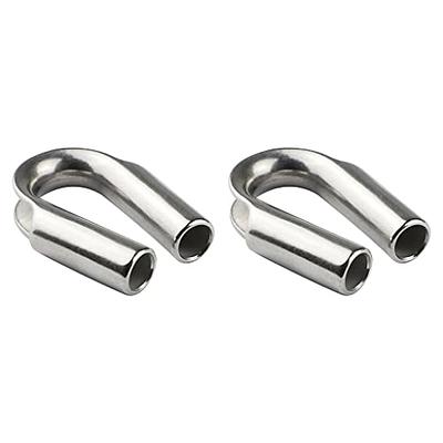 2 Pack 1/2(12mm) Wire Rope Tube Thimble Cable Thimble Stainless Steel 304  - Yahoo Shopping