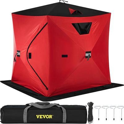 Pop-Up Ice Fishing Tent 2 To 3 Person Portable Ice Shelter with Waterproof  Oxford Fabric for Winter Fishing, Black - Yahoo Shopping
