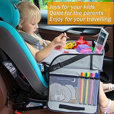 MADSON KIDS Madson Kids Travel Tray - Toddler car Seat - Lap Desk & Dry  Erase Board - Activity Organizer with Markers - Food & Snack Table 