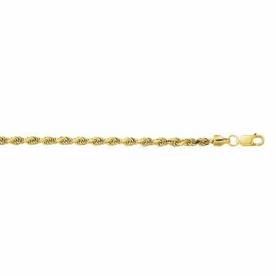 1.8mm 14kt Yellow Gold Rope-Chain Necklace Extender