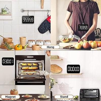 Digital Kitchen Timer, Visual Timers Large Led Display Magnetic