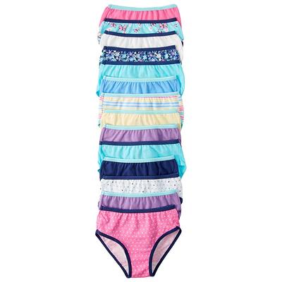 Hanes Ultimate Girls' Underwear, Cotton Stretch Panties, Briefs, Bikinis, &  Hipsters, 5-Pack