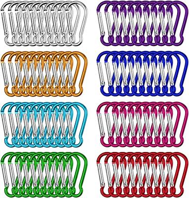  Booms Fishing CC1 Multi-Use Carabiner Clip, 12 Pack Small  Caribeener Clips, Mini Keychain Caribeaner Clip 2 inch, Aluminum D Ring  Carabiners, New Assorted Colors : Sports & Outdoors