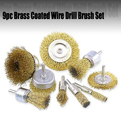 3pcs Wire Cup Brush End Brush Set Wire Brush For Drill 1/4 Inch Hex Shank  Parts