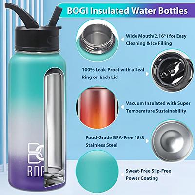  COKTIK Insulated Stainless Steel Water Bottle With