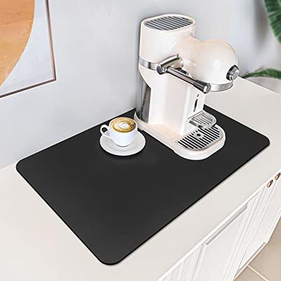 Queekay Coffee bar mat 24 x 16 Coffee mat for countertop Coffee