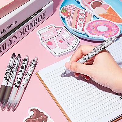  SAIWEILAI ONLINE 48 Pieces Cute Cow Pen, 12 Color Milky Gel Ink  Pens, Cartoon Gel Ink Pens Set, Cow Print Pens Kawaii for Office School  Supplies, Gift for Friends : Office Products