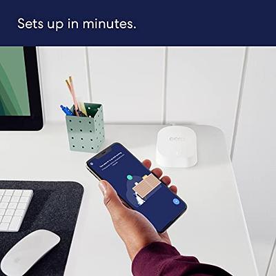 eero 6+ mesh Wi-Fi router, Fast and reliable gigabit speeds, connect 75+ devices, Coverage up to 1,500 sq. ft.