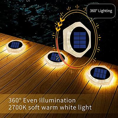 Solar Deck Lights Driveway Lights Outdoor Solar Powered Dock