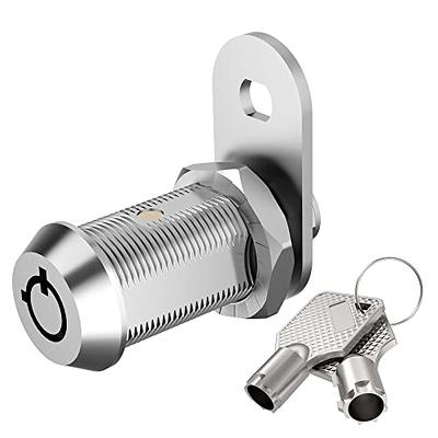 1/2X Zinc Alloy Cam Door Lock Cabinet Drawer Mailbox Cupboard Locks With  Keys